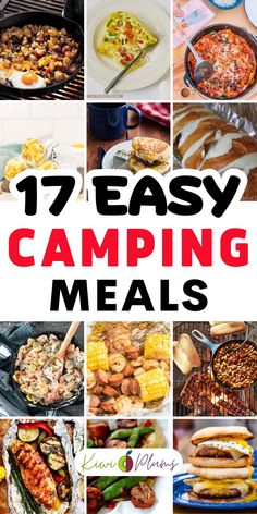 Looking for easy camping dinner ideas? Check out our delicious and healthy camping meals that are perfect for a crowd! From camping foil packet meals to campfire meals cooked on the grill, we have plenty of camping food ideas to satisfy your cravings. Don't miss our camping desserts and snacks! With these camping grill recipes, you'll be able to whip up easy camping meals in no time. Whether you're a seasoned camper or just starting out, our camping meals for dinner are sure to impress. Grill Camping Meals, Easy Camping Snacks, Best Camping Meals, Group Camping, Camping Breakfast, Large Group Meals