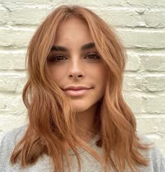 Short Light Red Hair, Mid Length Copper Hair, Pink Copper Hair, Short Strawberry Blonde Hair, Hair Dye Trends, Short Copper Hair, Light Copper Hair, Copper Bob, Horrible Hair