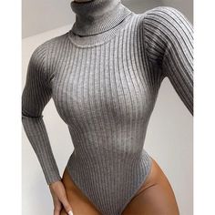 Elevate your winter wardrobe with our Ribbed Knitted Turtleneck Bodysuit. The luxurious and sophisticated design boasts a slimming silhouette and comfortable fit, perfect for any occasion. Stay warm and fashionable all season long in this must-have long sleeve bodysuit. Black Bodysuit Longsleeve, Ribbed Knit Bodysuit, Turtleneck Bodysuit, Ribbed Turtleneck Sweater, Knit Bodysuit, Womens Turtleneck, Ribbed Turtleneck, Ribbed Bodysuit, Black Turtleneck