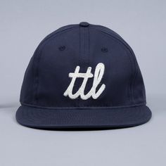 Turntable Lab: TTL Ebbets Field Hat - Navy — TurntableLab.com Store Experience, Baseball Caps Fashion, Logo Style, Hat Patches, Clothing Designs, Med Spa, Music Store, Fashion Logo, Ball Cap