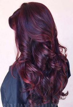 Dark Cherry Red Hair Color Mahogany Hair, Magenta Hair, Red Balayage, Twisted Hair, Wine Hair, Hair Color Burgundy, Red Highlights