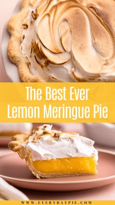 the best ever lemon meringue pie