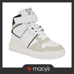 in stock Hightop Sneakers, Lace Up Sneakers, Metallic Accents, Fashion Sneakers, Lifestyle Brand, Sneakers White, Lifestyle Brands, High Top, Special Features