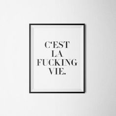 Gallery Wall Quotes, Wall Prints Quotes, Funny Wall Decor, Picture Poster, Funny Wall Art, Postcard Art, Typography Wall Art, Wall Picture, Motivational Wall Art