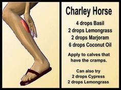 Charlie Horse Relief, Essential Oils For Cramps, Pain Relief Essential Oils, Essential Oil Roller Bottle Recipes, Charlie Horse, Roller Blends, Essential Oil Combinations, Essential Oils For Pain