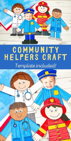 this community helpers craft is perfect for kids to make