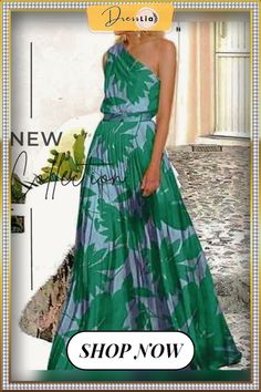 Women's Swing Dress Maxi Long Dress Sleeveless Print Trees / Leaves Spring & Summer One Shoulder Hot Holiday Beach Vacation Dresses Green Rose Red S M L Xl Xxl Summer Holiday Halter Neck Maxi Dress, Printed Sleeveless Holiday Dress, Green Summer Holiday Dress, Green Floral Sleeveless Dress For Beach, Green Floral Print Sleeveless Dress For Beach Season, Sleeveless Sundress For Summer Holiday, Green Printed Halter Neck Maxi Dress, Green Summer Maxi Dress For Holiday, Holiday Floral Print Halter Neck Dress