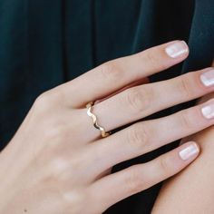 Wedding Band, Zig Zag Ring, Chevron Ring, Wavy Ring, 14K Gold Ring, 14K Gold Band, Dainty Gold Ring, Wavy Band, Stacking Ring Gold, Solid Gold Ring, Stackable Ring, Christmas GiftC L O S E R ∙ L O O K_________________________An alternative wedding ring. An elegant and dainty wavy ring made of 14K solid gold. 100% handcrafted with love!D E T A I L S_______________● Metal: 14K solid gold, 14K white gold or 14K rose gold● Band width: 3mmR I N G ∙ S I Z I N G_______________________For General Refere 14k Gold Wavy Rings, 14k Gold Ring With Decorative Band, Yellow Gold Wavy Jewelry With Polished Finish, 14k White Gold Jewelry With Decorative Band, Modern Twist Open Ring For Wedding, Modern Twist Stackable White Gold Wedding Rings, 14k Gold Wedding Bands Fine Jewelry, Rose Gold 14k Gold Jewelry With Decorative Band, Modern Twist Yellow Gold Jewelry With Diamond Cut