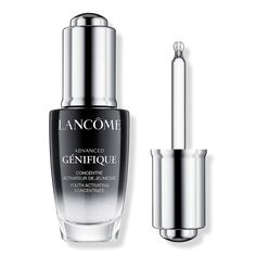 Advanced Génifique Radiance Boosting Face Serum with Bifidus Prebiotic - Lancôme | Ulta Beauty Lancome Advanced Genifique, Best Makeup Primer, Skincare Sale, Anti Aging Face Serum, Fine Wrinkles, Night Serum, Anti Aging Face, Anti Aging Serum, Skin Care Treatments