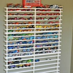 the diy matchbox car garage rack is on sale for $ 2, 495