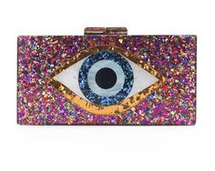 Description: Add a touch of mystique with this handcrafted evil eye acrylic clutch, featuring a shimmering design that catches every eye. Compact yet spacious enough to hold your essentials, perfect for parties or stylish events. Comes with a detachable chain strap for versatile wear as a clutch or crossbody. Length : 8" and Width : 4" Material & Care: Made from durable acrylic with a smooth finish for a polished look. Wipe clean with a damp cloth as needed. Heart Clutch, Acrylic Clutch, Lock Style, Party Clutch, Evening Handbag, Shoulder Chain, Mobile Phone Bag, Evening Clutch Bag, Evening Clutch