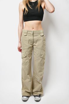 🚀Need to get your order super fast? Choose DHL Express shipping upgrade in your cart. It takes only 1-2 b. days to European Union countries and 2-5 b. days to USA, Canada and all other countries. Orders are ready to ship in 1 b. day. 🔥Trussardi Jeans cargo multi pocket pants in beige colour. Size - M/L (44 IT size on the tag). Model is slender and 172 cm / 5ft 7.7" tall. Usually wears size XS/S. New perfect condition with tags. Flat measurements: Length - 42.5" / 108 cm; Inseam - 32.6" / 84 cm 90s Cargo Style Wide Leg Parachute Pants, Y2k Cargo Style Straight Leg Parachute Pants, Y2k Style Straight Leg Cargo Parachute Pants, Y2k Straight Leg Parachute Cargo Pants, Y2k Straight Leg Cargo Pants With Pockets, Y2k Style Straight Leg Cargo Pants With Side Pockets, Y2k Khaki Bottoms With Cargo Pockets, Y2k Straight Leg Cargo Pants, Y2k Wide Leg Pants With Multiple Pockets