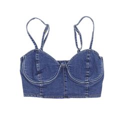 Denim Blue Spaghetti Strap With Adjustable Sleeves Crop Top Never Worn! Denim Tops With Spaghetti Straps For Summer, Denim Spaghetti Straps Tops For Summer, Denim Spaghetti Strap Tops For Summer, Casual Denim Tops With Adjustable Straps, Casual Denim Top With Spaghetti Straps, Denim Tops With Adjustable Straps For Summer, Casual Denim Spaghetti Strap Top, Summer Denim Spaghetti Strap Tops, Trendy Medium Wash Crop Top For Summer