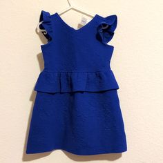 New Little Lady Dress Blue Dress For Dress-up In Spring, Casual Blue Dresses For Dress-up, Blue Casual Dresses For Casual Events, Girl Silk Dress, Velvet Lace Dress, White Knit Sweater, Lady Dress, Ponte Dress, Square Neck Dress