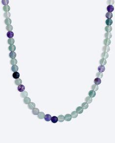 Discover the beauty and power of our 3A Fluorite Energy Necklace. Not just a stylish accessory, this necklace features Fluorite, a gem known for promoting mental clarity and reducing stress. The necklace can also be customized with Hotshellow pendants to fit your personal energy needs. So, wear our Fluorite necklace to boost your confidence, improve focus, and to add a unique touch to your look. 💎 Natural Gemstones Infused with Energy✨ Gold Vermeil Extender Closure*Three length options to choos Jade Round Pendant Necklace For Healing, Aventurine Necklace For Meditation, Gemstone Crystal Necklaces For Meditation, Natural Stones Round Pendant Necklaces For Healing, Round Gemstone Crystal Necklace For Meditation, Aventurine Gemstone Round Pendant Necklace, Healing Aventurine Gemstone Beads Necklace, Holistic Gemstone Round Pendant Necklace, Holistic Necklace With Round Gemstone Pendant