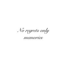 the words no registers only memories are written in black ink