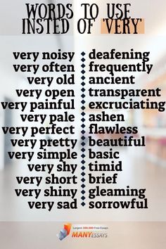 words to use instead of very often