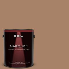 a red paint can with the words marquee on it