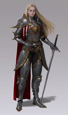 ArtStation - Human Knights, Yuri choi Anime Knight, Female Armor, Heroic Fantasy, Female Knight, 다크 판타지, Knight Art, Knight Armor, Dungeons And Dragons Characters, Fantasy Armor