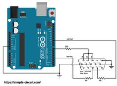 the circuit diagram for an electronic device with two wires and one wire connected to it