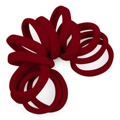 PRICES MAY VARY. Gentle Hold Hair Ties - Stretchy, soft and comfortable hair elastics that are gentle on your hair and great for working out and everyday wear Seamless design means ouchless hair ties that won't break No-Snag - Seamless nylon and elastic hair ties with no metal won't snag or damage your hair 12 Hair Ties in Dark red burgundy/maroon color Measures about 1.5" (40mm) across, 9mm thick, and will wrap around your ponytail at least 3 times, even with thick hair. Heliums Cyndibands - Fe Dark Red Hair, Elastic Hair Ties, Hair Elastics, Soft Hair, Maroon Color, Nylon Fabric, Ponytail Holders, Birthday Gift Ideas, Thick Hair