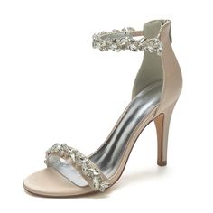 Category:Wedding Shoes,Sandals; Upper Materials:Satin; Embellishment:Crystal; Heel Type:Stiletto; Gender:Women's; Toe Shape:Pointed Toe; Type:Bridal Shoes; Style:Minimalism; Heel Height(inch):4-5; Outsole Materials:Rubber; Closure Type:Zipper; Listing Date:02/27/2023; Production mode:Self-produce; 2024 Trends:Sparkling Shoes,Bling Bling; Foot Length:; Foot Width:; Size chart date source:Provided by Supplier.; US Size:null; UK Size:14.5; EU Size:50 Rhinestone Wedding Sandals, Sparkling Shoes, Wedding Shoes Sandals, Sparkle Shoes, Bling Shoes, Crystal Shoes, Wedding Dress Shoes, Wedding Sandals, Womens Wedding Shoes