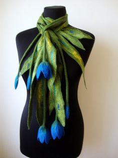 Lightweight summer scarf Felted women scarf Mommy outfits Eco | Etsy Bohemian Scarves For Spring Gift, Spring Shawl Scarf As Gift, Spring Shawl Scarves As Gift, Spring Gift Shawl Scarves, Green Scarf For Spring Gift, Green Scarf As Spring Gift, Green Scarves For Spring Gift, Green Shawl Scarf As Gift, Green Scarves For Winter Gifts