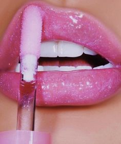 Pink Glitter, Lips, Glitter, Pink