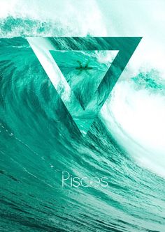 the cover art for rise's album, which features an image of a wave