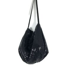 "Sequin Hobo Bag Black Sequin Hobo Bag Large Sequin Hobo Bag Sequin Shoulder Bag Sequin Crossbody Bag CUSTOM SIZES Glam Handbag Sparkle Bags LARGE HOBO BAG Approximate Measurements: 21\" wide across the top X 15\" high 7-8\" wide gathered bottom Fully-lined in black cotton quilted fabric Interior pockets Center magnetic closure Black nylon webbing strap MINI HOBO Approximate Measurements: 12\" wide across the top X 10\" high 4\" wide gathered bottom Fully-lined in black satin Center magnetic clo Black Confetti, Large Hobo Bag, Large Sequins, Leather Headbands, Neck Bow, Slouch Hat, Quilted Fabric, Webbing Strap, Mini Pouches