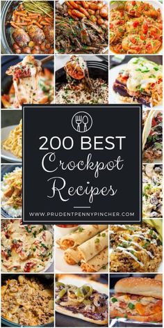 the best crockpot recipes for any type of meal that is ready to be eaten