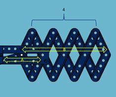 the diagram shows how to draw an object with two different angles and three straight lines