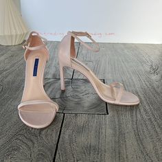 - Designer = Stuart Weitzman - Size =8m. Trunk 21 - Msrp = $398 - Stuart Weitzman Made In Spain Tan Leather Nudistsong 8m Ankle Wrap Sandals - Heel Height =10.5cm(4.25”Inches ) Trunk 21 Blush Round Toe Heels For Formal Occasions, Blush Sandals With Heel Strap For Formal Occasions, Blush Open Toe Heels For Formal Occasions, Elegant Blush Open Toe Sandals, Blush Open Toe Sandals For Evening, Blush Leather Heels For Party, Blush Sandals With Heel Strap And Open Heel, Blush Open Toe Formal Sandals, Elegant Blush Sandals With Ankle Strap