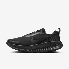 The Nike Promina makes every walk a soft ride. Its tall foam stack combined with a grooved rocker on the outsole provides high cushioning for all-day comfort. Men Nike Shoes, Men Nike, Mens Walking Shoes, Midnight Navy, Personal Protective Equipment, Walking Shoes, Shoes Black, All Black, Rocker