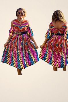 Colorful Ankara dress made from authentic African fabric! Beautiful sleeves and fit and flare style make this dress unique and fun. *️⃣ MEASUREMENT GUIDE: See inserted pics We are happy to answer any questions regarding measurements and styles before purchase. Note - the customer is responsible for including their measurements or selecting the correct measurements. Where no customer measurements are included, we will use the listed measurements with the size selection. ❇️ For Custom Sizes- Please contact us with your measurements, before ordering, thanks! 📦 SHIPPING: Worldwide 🔸Please allow 1-7 days for processing 🔸Shipping Method, 2-5 days USPS First Class (domestic) 🔸International-6-10 days 🔸Expedited shipping available at checkout 🔸You will be emailed tracking info after the order Pink Dress For Women, African Dress For Women, Beautiful Sleeves, Ankara Clothing, Dress Ankara, Custom Dress, Dress Unique, Accessories Display, Ankara Dress