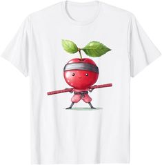 Amazon.com: Cherry Ninja Kawaii Tee T-Shirt : Clothing, Shoes & Jewelry Cherry