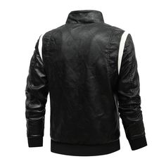 Encounter our Biker Racing Jacket with Detachable Hood Warm Jacket: If you love leather jackets, you’re especially going to love this motorcycle jacket! It’s Attitude. Style, funkiness, uniqueness. Awaken your independence with this symbol of rugged modernity. Made of premium crafted leather (PU) to give you a genuinely high-quality leather jacket. Our expert coating enables our products to be waterproof, scratch-resistant, and abrasion-proof. Specifications: Sleeve Length: Full Material: PU Lin Black Leather Jacket With Stand Collar For Streetwear, Casual Hooded Outerwear For Motorcycling, Black Leather Jacket With Long Sleeves For Outdoor, Black Casual Leather Jacket With Stand Collar, Black Long Sleeve Leather Jacket For Outdoor, Black Punk Outerwear For Outdoor, Casual Winter Outerwear For Motorcycling, Urban Outerwear For Biker Events In Winter, Casual Leather Jacket For Biker Events In Winter