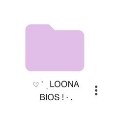 the text lona bios is written in black and white on a light purple background