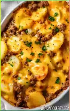 This Hobo Casserole Ground Beef is delicious with tender potatoes, savory ground beef, and melted cheese all baked together into a comforting dish. It’s a simple, hearty meal that the whole family will love!