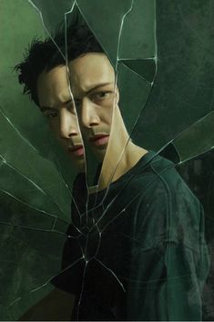 The Matrix Neo Matrix, The Matrix Movie, Hyrule Castle, Broken Glass, Movie Poster Art, 인물 사진, Keanu Reeves, Movie Art, Series Movies