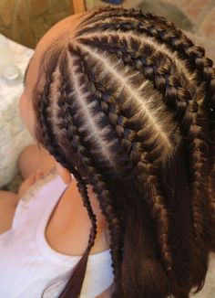 Summer Braids Short Hair, Shallow Hairstyle, Brads Hair Styles, Tight Braided Hairstyles, Braids Summer, Summer Braids, Hot Hair Styles, Hair Up Styles