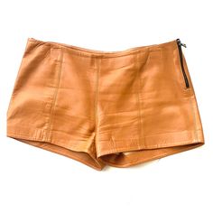 Camel Leather Shorts. Size 8 But Fits A 6 Leather Shorts, Camel, Womens Shorts, Leather, Women Shopping, Color