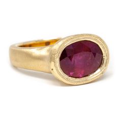 This 14k gold ring features a 11x8mm oval cut ruby, set east-west. Pictured in:14k yellow gold3.7ct ruby3mm This beautiful signet ring will make a mark on your heart and create a powerful impression on your mind. Inspired by the ancient tradition of making your mark in the world. This beautiful ruby will make you feel like you have made your mark in this world. Jennifer Dawes Design curates the most beautiful collection of diamond and precious gemstones available for all of our designs. Many of Classic Oval Ruby Ring In Yellow Gold, Timeless 14k Stamped Oval Sapphire Ring, Timeless Oval Sapphire Ring Stamped 14k, Oval Ruby Ring In 14k Gold, Classic Oval Ruby Ring In 14k Gold, Oval 14k Gold Ruby Ring, Oval Ruby Ring In Yellow Gold Timeless Style, Timeless Oval Yellow Gold Ruby Ring, Timeless Oval Ruby Ring In Yellow Gold