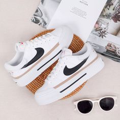 Nike Wmns Court Legacy Lift White Black Women Casual Platform Shoes DM7590-100 S/N:  DM7590100 Color:  WHITE/BLACK-HEMP-TEAM ORANGE Made In:  Indonesia Condition:  Brand New With Box . Nike Court Legacy Lift, Court Legacy Lift, Nike Casual Shoes, Nike Court Legacy, Team Orange, Nike Womens, Platform Shoes, Sneakers White, Nike Women