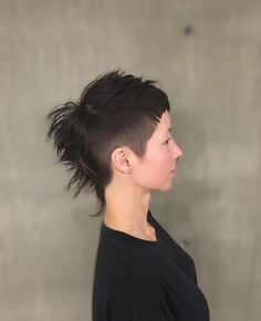 Shaved Mullet, Mohawk Mullet, Build A Community, Hair 2018, Funky Hairstyles, Edgy Hair