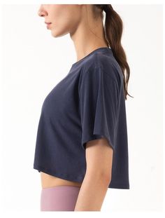 The EMES SHOP shirt is detailed with a high round neckline. and loose relaxed sleeves. Features a cropped. boxy over-sized fit. and a middle back seam detail. This soft. breathable. light-weight shirt is perfect to throw on over your favorite sports bra for a yoga/pilates class. morning run. a hike with friends. or any other workout in between. MATERIAL: 70% Modal. 30% Soft Poly MEASUREMENTS: Small Bust: 37.8" in Shoulder width: 17.1" in Length: 15.2" in Medium Bust: 39.4" in Shoulder width: 17.7" in Length: 15.7" in Large Bust: 40.9" in Shoulder width: 18.3" in Length: 16.3" in X-Large Bust: 42.5" in Shoulder width: 18.9" in Length: 16.9" in Hike With Friends, Eatonton Georgia, Hiking With Friends, Morning Run, Leather Wear, Tees For Women, Large Bust, Fashion Wear, Small Waist