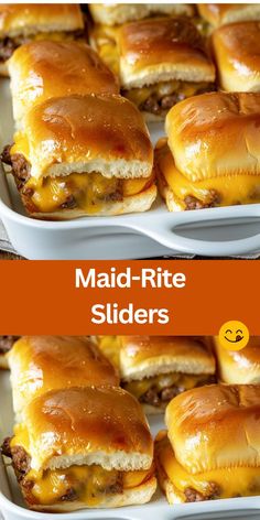 there are several sliders in the trays with cheese on them, and one is missing