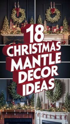 christmas mantel decor ideas for the fireplace