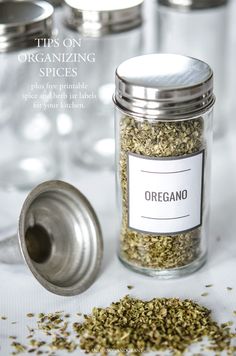 an open jar filled with spices on top of a table