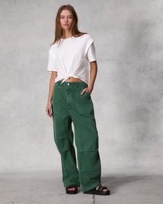 Buy Savannah Cotton Pant for USD 358.00 | rag & bone Embroidered Tops, Going Out Looks, Eyewear Shop, Ponte Pants, Twill Pants, Rag And Bone, Cotton Pants, Rag & Bone, Quality Clothing